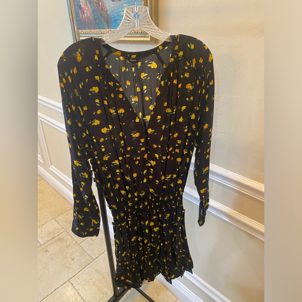 Rails gathered waist dress